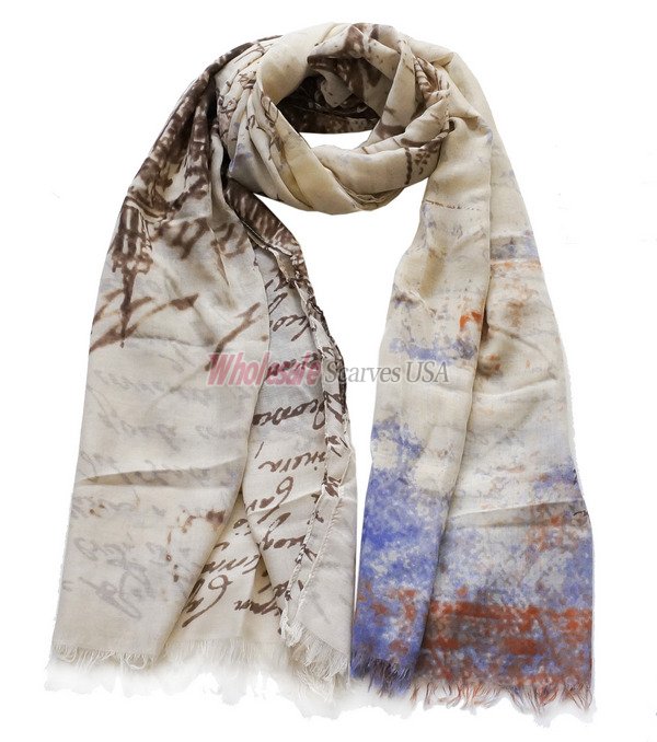 (image for) Premium other print scarf #s0678-2