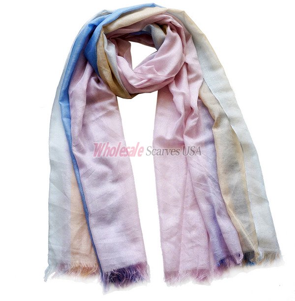 (image for) Premium stripe print scarf#s0681-2