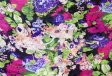 (image for) Infinity flower print scarf#s0690-1