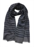 (image for) Premium stripe print scarf#s0712-1