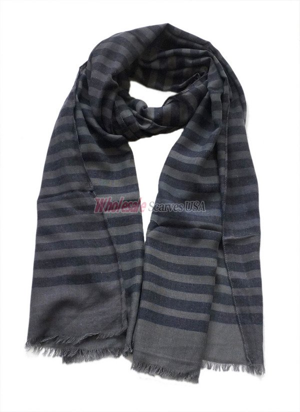 (image for) Premium stripe print scarf#s0712-1