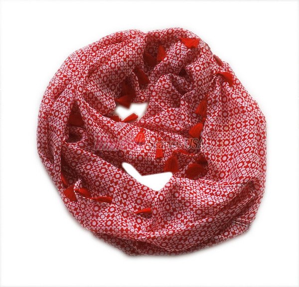 (image for) Infinity dot print scarf#s0724-2