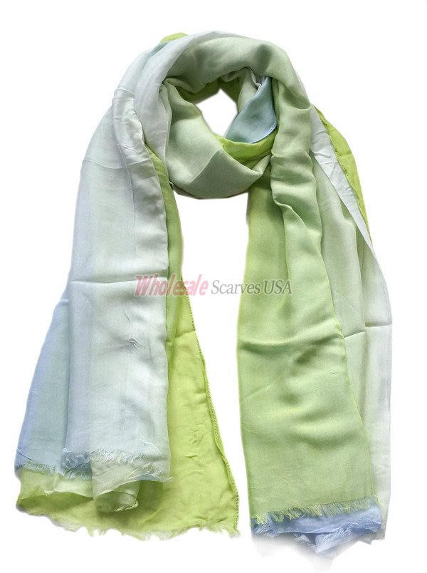 (image for) Premium gradient print scarf #s0738-1