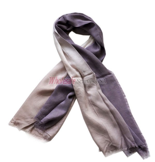 (image for) Premium gradient print scarf #s0738-5
