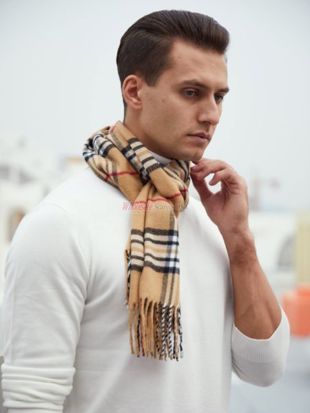 (image for) Woven Classic Scarf A67 Beige 12-pack