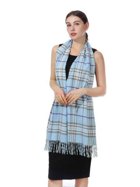 (image for) Woven Classic Scarf A67 Blue 12-pack