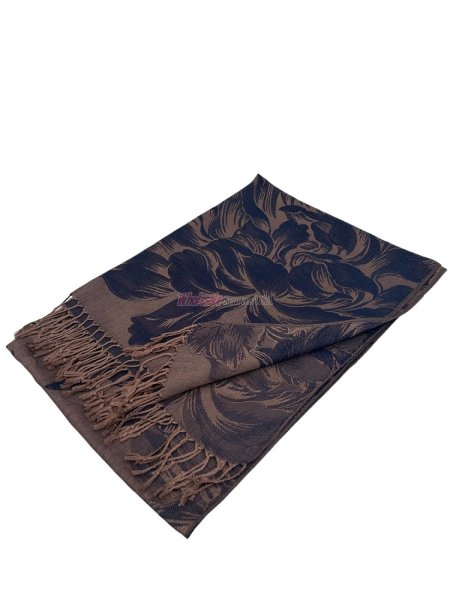 (image for) Peony Blossom Pashmina Indigo