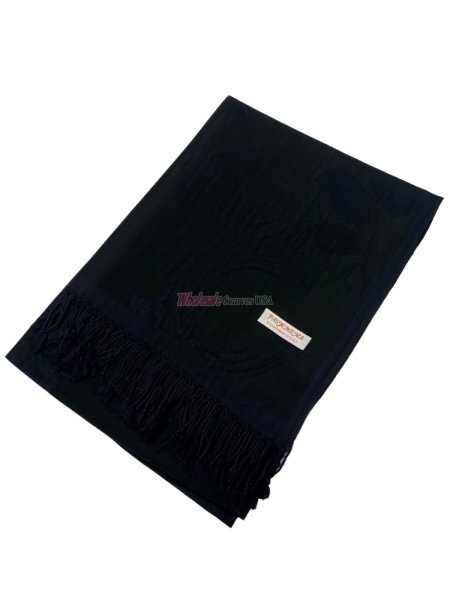 (image for) Rose Pashmina Black