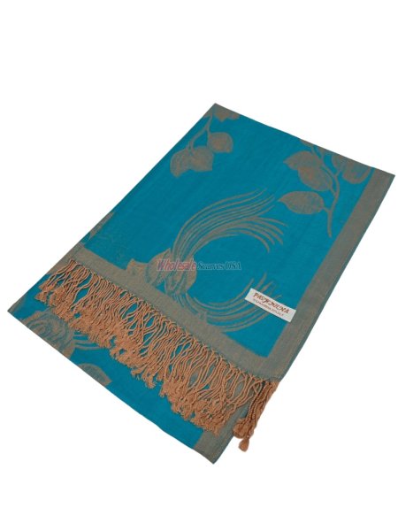 (image for) Rose Pashmina Teal