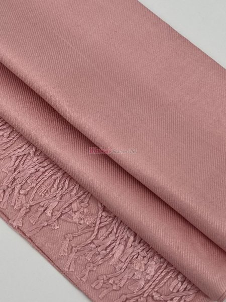 (image for) Solid Pashmina Peach Pink