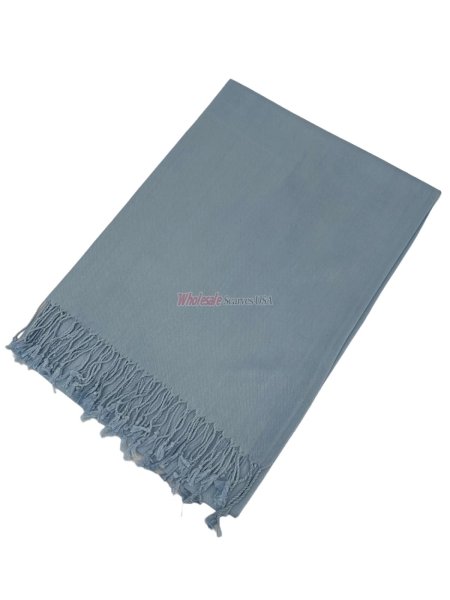 (image for) Solid Pashmina Alice Blue