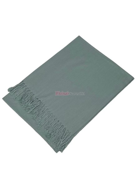 (image for) Solid Pashmina Powder Blue