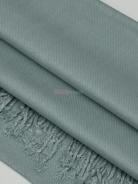 (image for) Solid Pashmina Powder Blue