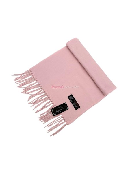 (image for) Woven Plain Scarf L. Pink