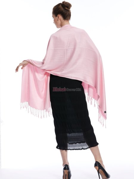 (image for) Super Solid Pashmina Pink