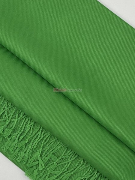 (image for) Solid Pashmina Christmas Green