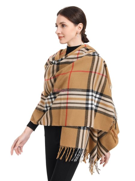 (image for) Cashmere Feel Classic Shawl Beige