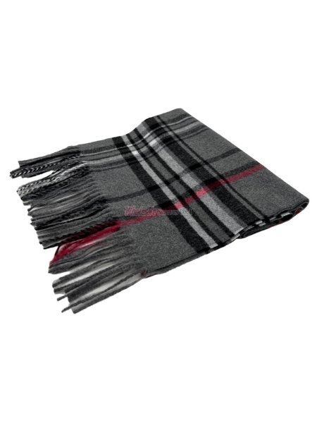 (image for) Cashmere Feel Classic Scarf Dark Grey 12-pack C163