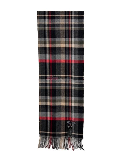 (image for) Cashmere Feel 12/pack Scarf Grey/Red/Black