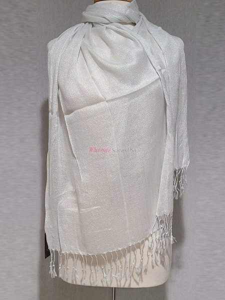 (image for) Sheer Metallic Scarf 1 DZ, Asst Color