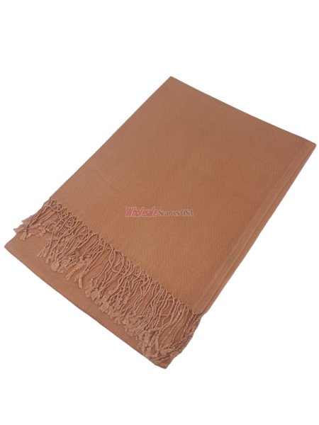 (image for) Solid Pashmina Peach