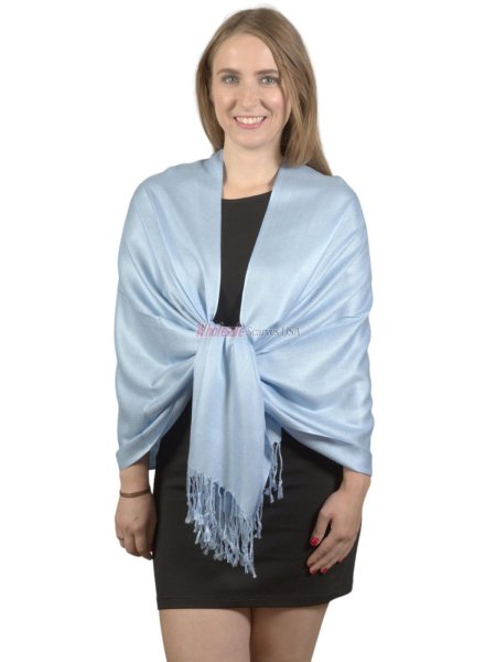 (image for) Solid Pashmina Light Blue