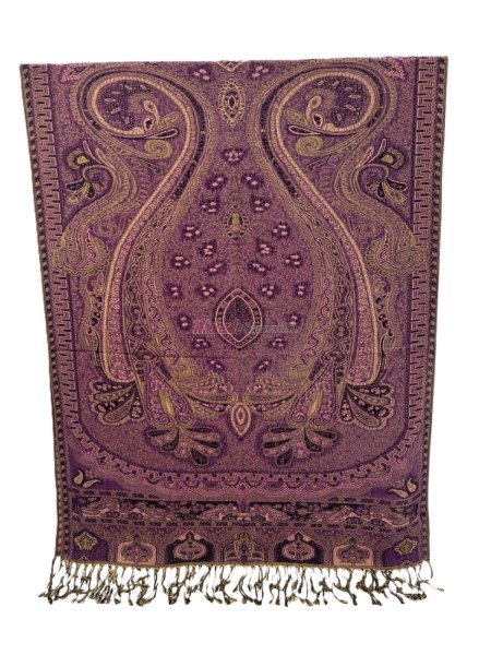 (image for) Giant Paisley Shawl Purple