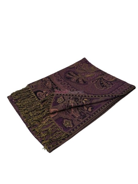 (image for) Giant Paisley Shawl Purple