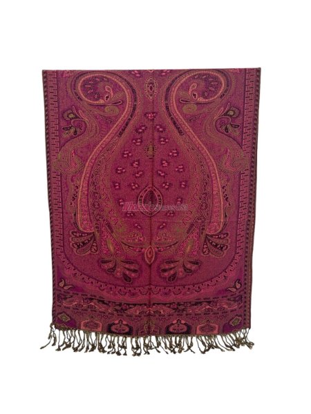 (image for) Giant Paisley Shawl Hot Pink