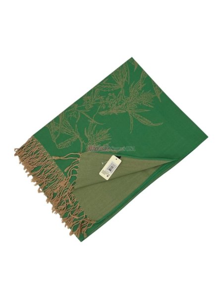 (image for) Weed Marijuana Leaf Fashion Scarfs Green