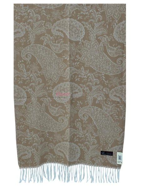 (image for) Small Paisley Scarf Dark Green