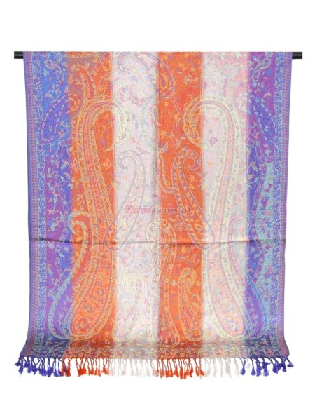 (image for) Rainbow Paisley Pashmina PL041-02 Violet