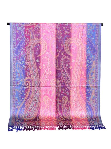 (image for) Rainbow Paisley Pashmina PL041-07