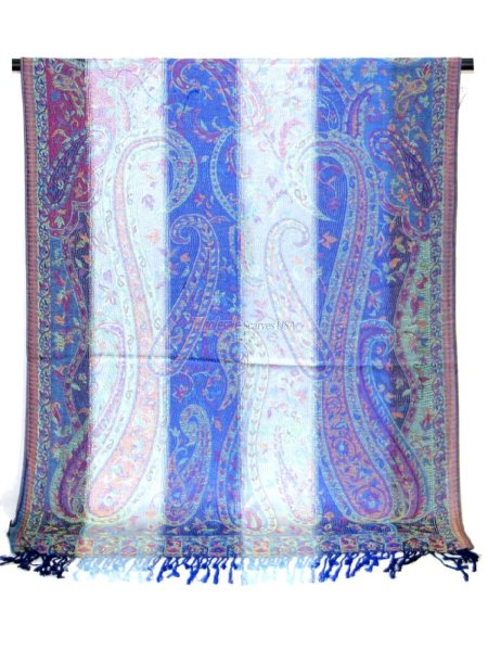 (image for) Rainbow Paisley Pashmina PL041-12