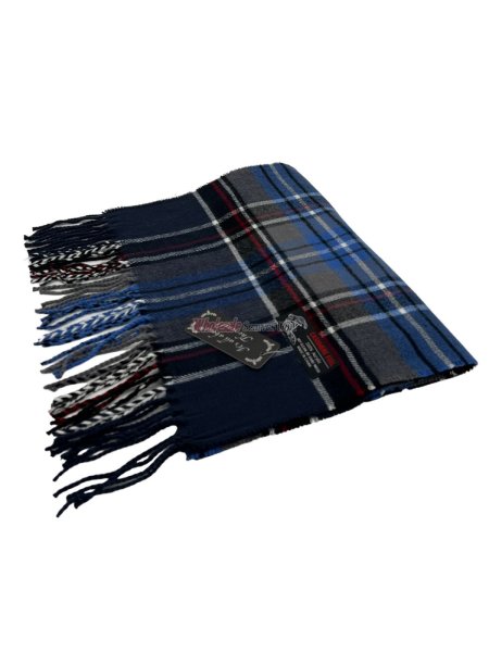 (image for) Cashmere Feel Classic Scarf 12-pack Blue/Navy CSW01
