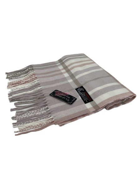 (image for) Plaid Cashmere Feel Scarf 12-pack Lavendernice SW10