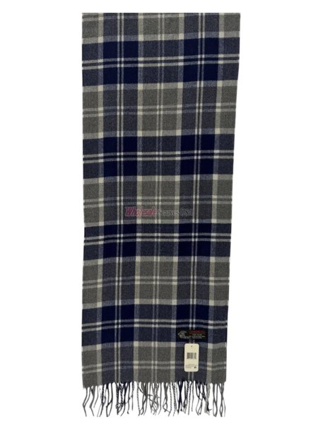 (image for) Cashmere Feel 12/pack Scarf Navy/Grey