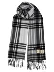 (image for) Cashmere Feel 12/pack Scarf Black/White