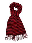 (image for) Plaid Cashmere Feel Scarf 12-pack Red/Black C06-07