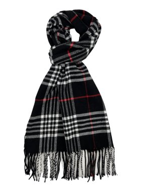 Woven Classic Scarf A67 Black 12-pack