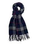 (image for) Cashmere Feel Classic Scarf navy 12-pack