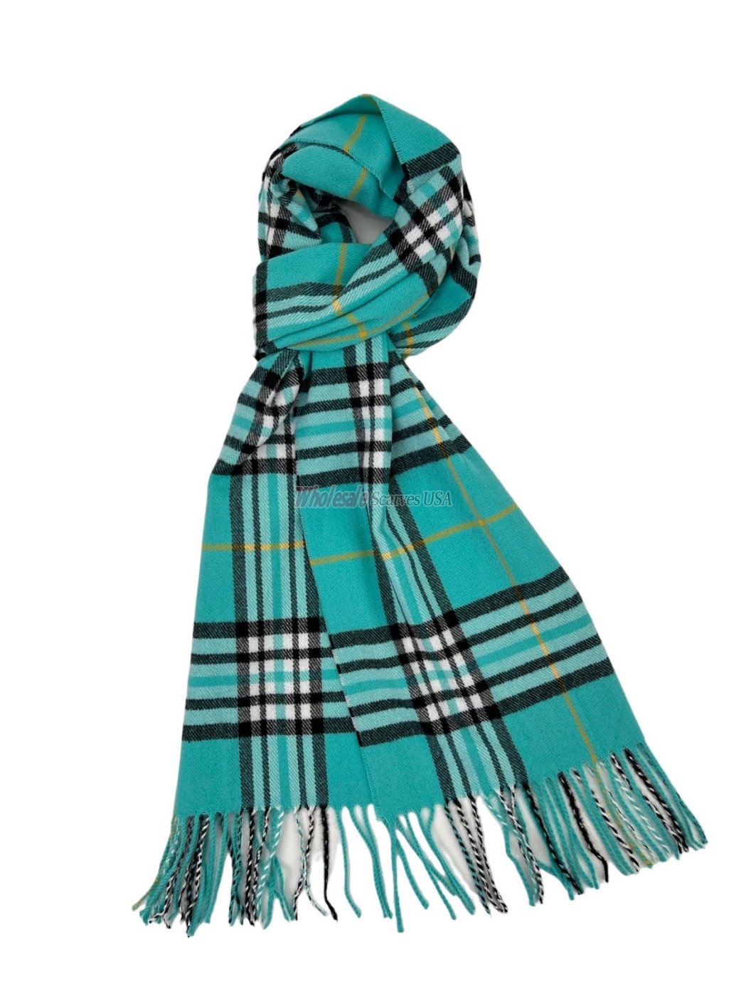 (image for) Cashmere Feel Classic Scarf Electric Blue 12/pack 07-12 - Click Image to Close