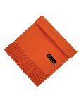 (image for) Woven Plain Scarf Orange