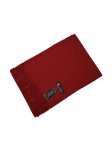 (image for) Woven Plain Scarf Dark Red