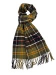 Cashmere Feel Plaid Scarf Olive Green 12-pack NY29-5