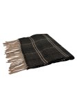 (image for) Plaid Cashmere Feel Scarf 12-pack Black/Tan 29132