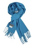 (image for) Woven Plain Scarf Bright Blue