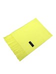 (image for) Woven Plain Scarf Bright Yellow