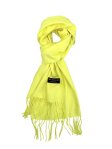 (image for) Woven Plain Scarf Bright Yellow