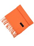 (image for) Winter Woven Plain Scarf Neon Orange